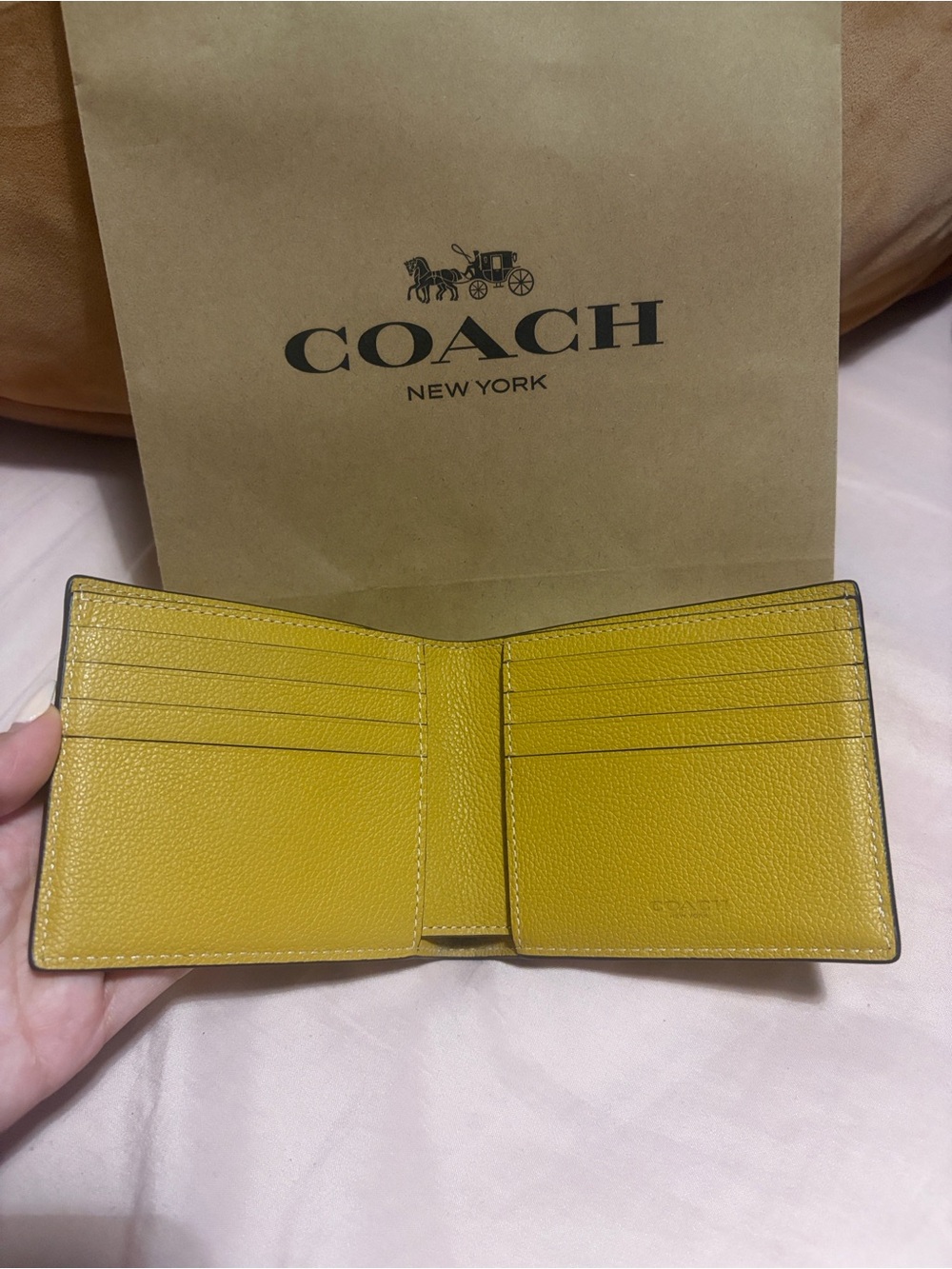 Coach Leather Wallet - Picture 2 of 5
